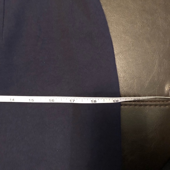 Misha Collection Sanzana Dress Midnight Blue Fitted Sz 8 Retail $455 - Picture 12 of 13